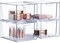Sorbus 4 Pack Clear Stackable Acrylic Drawer Makeup Organizers - for Vanity, Bathroom, Under Sink, Cabinets, Jewelry, and More